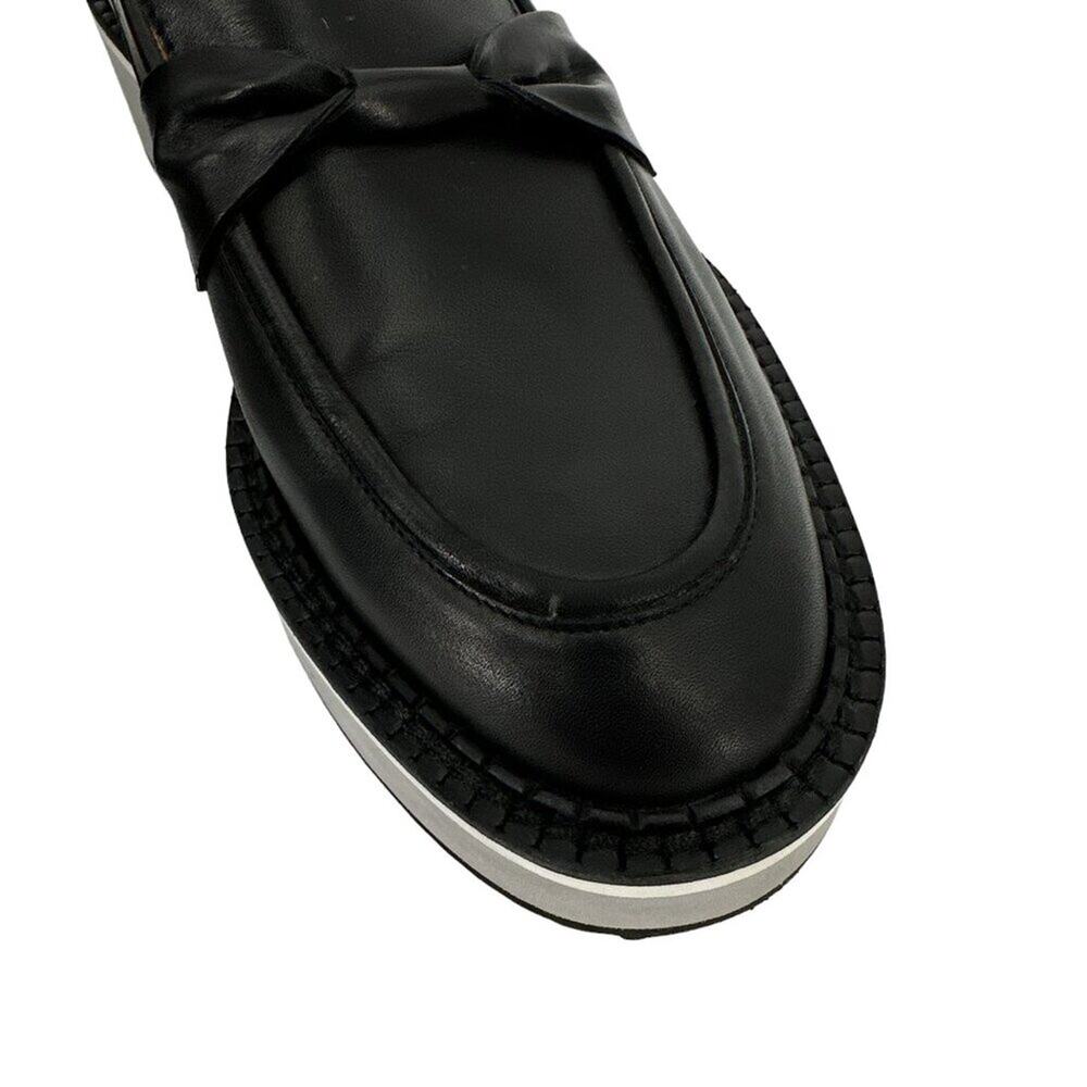 CLERGERIE Booster Leather Platform Loafers in Black 37 - Picture 13 of 13